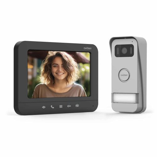 2-Draht-Farbvideo-Gegensprechanlage mit 7-Zoll-Bildschirm - Avidsen Prima