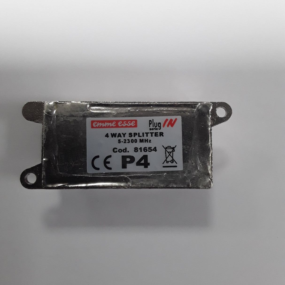 Passiver TV-Splitter 4 Ausgänge PlugIN-Serie - P4 Emme Esse