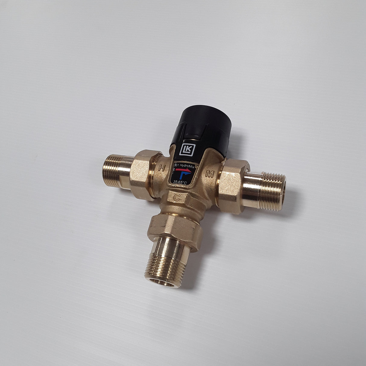 Miscelatore termostatico per Solare Termico 3/4'' LK 551 HydroMix con raccordi e valvole di ritegno