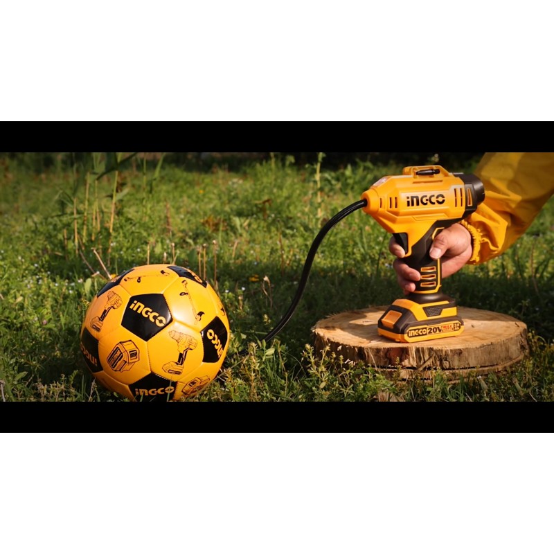 INGCO Compressore portatile 20V con luce LED nudo ( solo corpo )