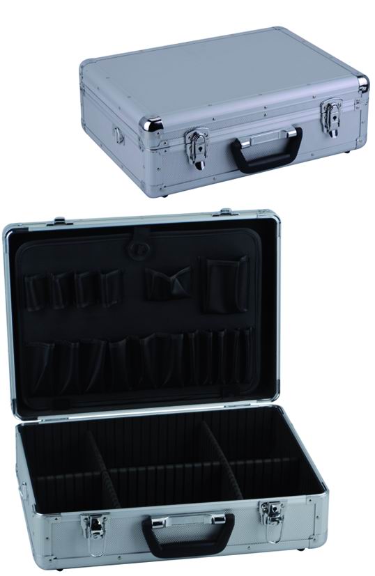 Vigor Valigetta portautensili in alluminio MIDI TONDI 42X31X12,5