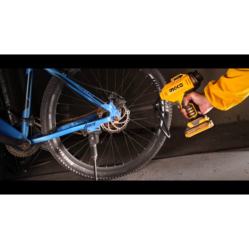 INGCO Compressore portatile 20V con luce LED nudo ( solo corpo )