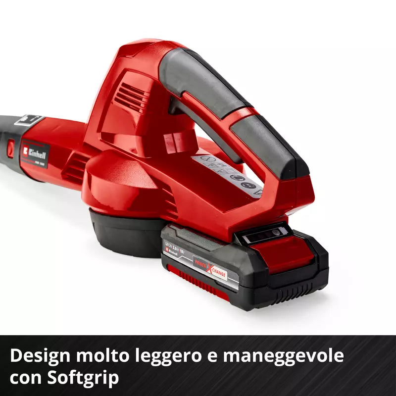 Einhell Soffiatore per foglie a batteria GC-CL 18 Li E Kit con 1 batteria da 2,0Ah