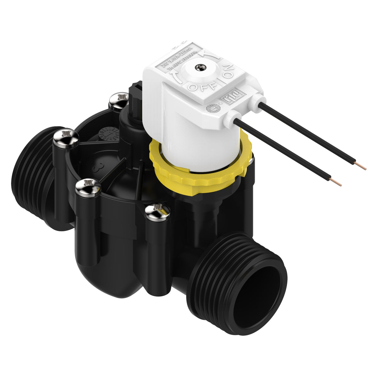 Magnetventil für Bewässerung NC M/M 24V Ac