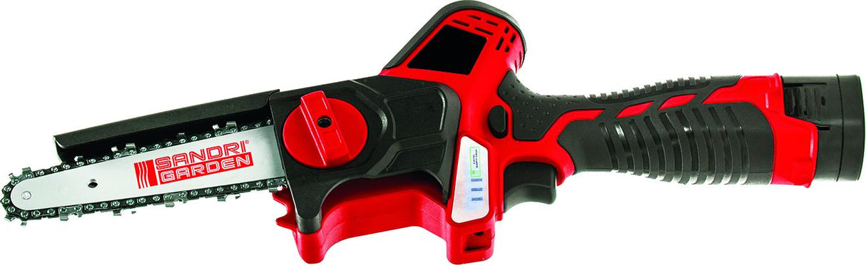 SandriGarden Mini Elettrosega SG-TR1600 lama da 14cm 16V con 2 batterie da 2Ah