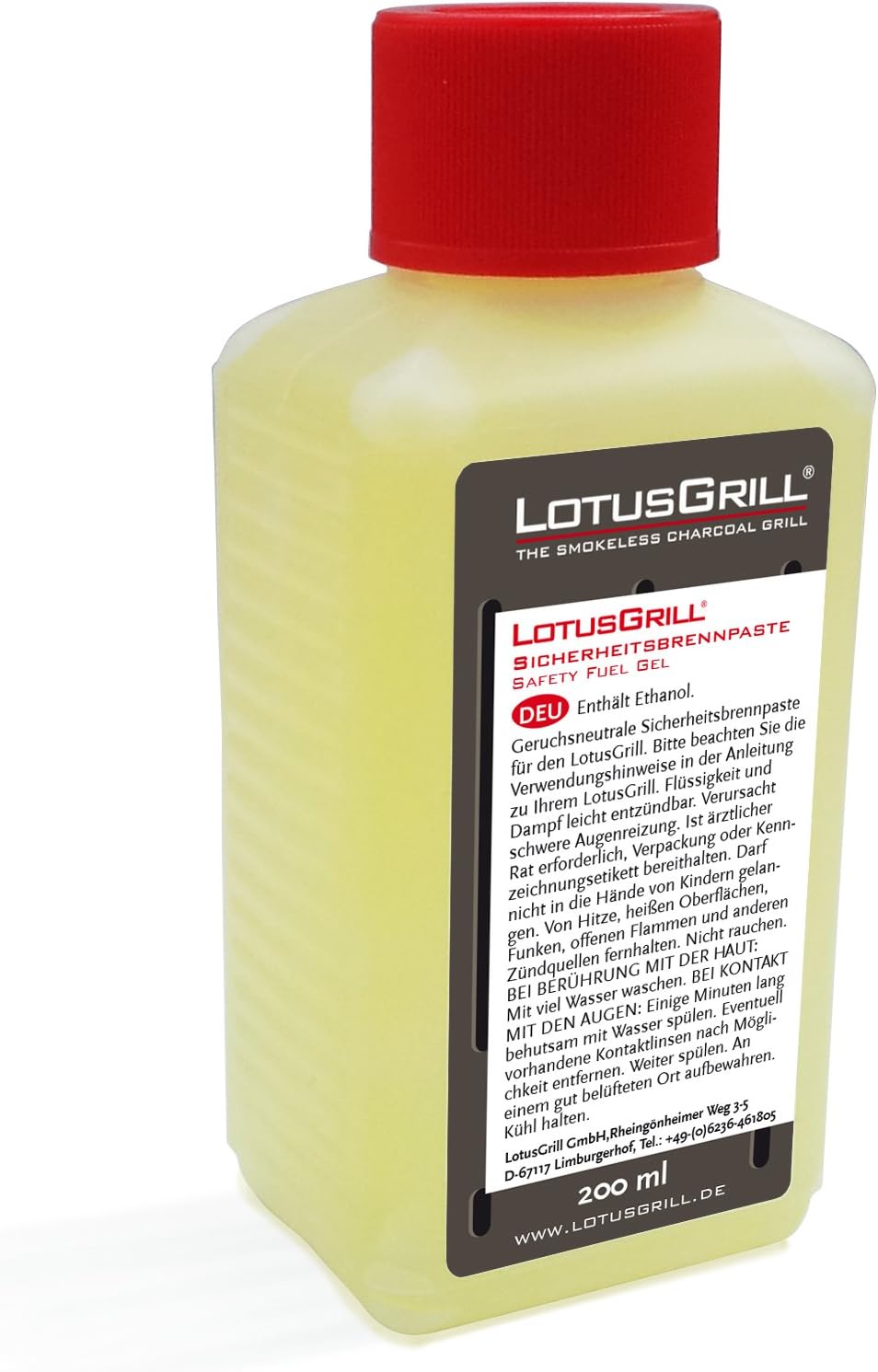 LotusGrill Gel combustibile inodore per barbecue 200ml