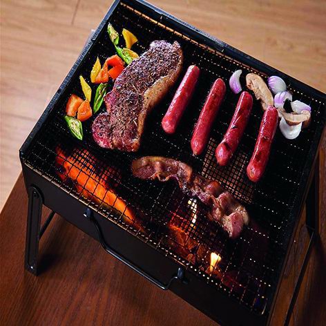 Rechteckiges, antihaftbeschichtetes Grillnetz 42 x 36 cm – SANDRIGARDEN