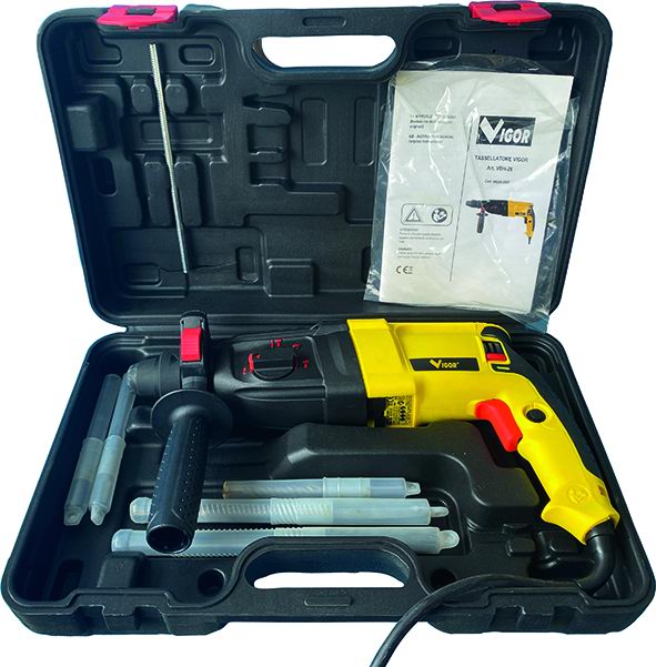 Tassellatore 800watt SDS Plus in valigetta - VBH-26 VIGOR