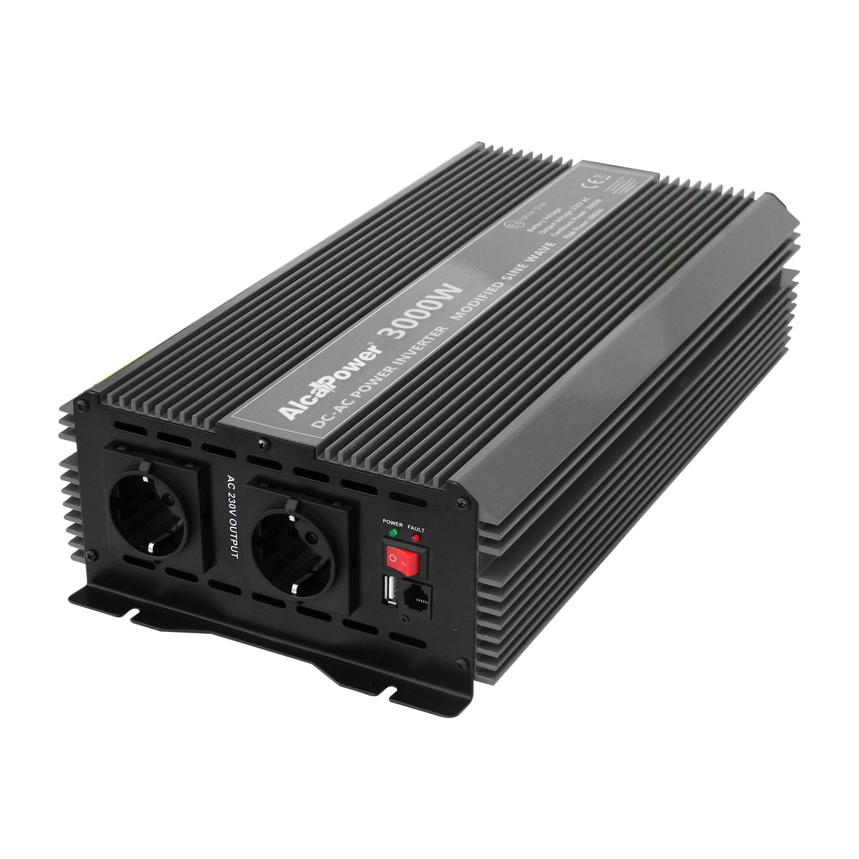 Sanftanlauf-Wechselrichter 3000 W Eingang 24 V DC Ausgang 230 V AC