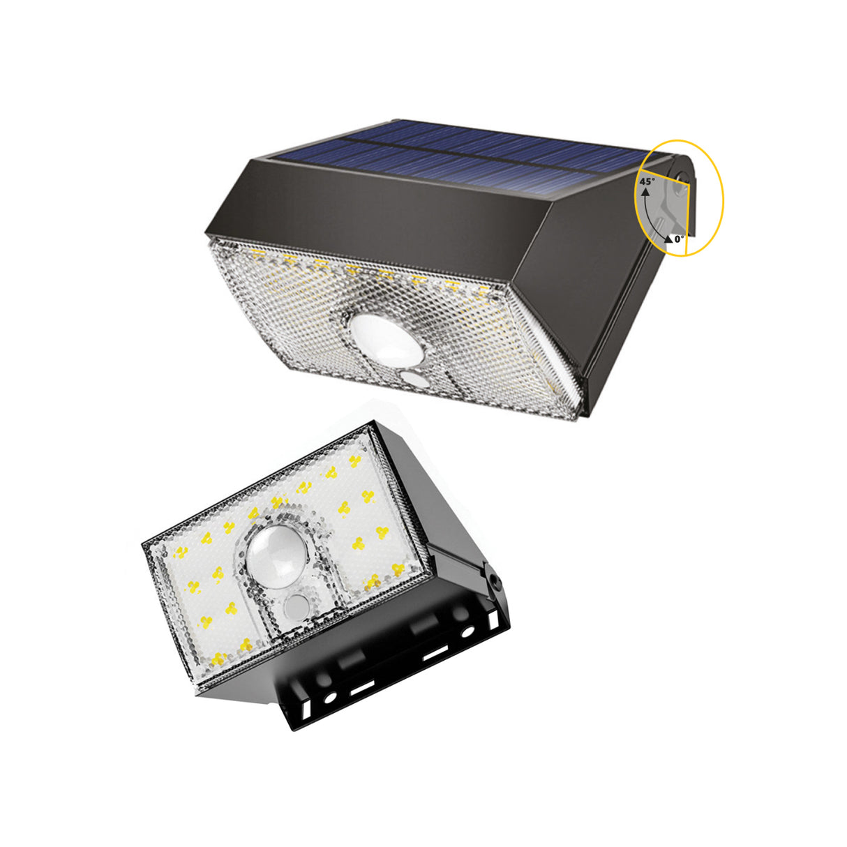 Solar LED wall 1000lm with PIR + twilight