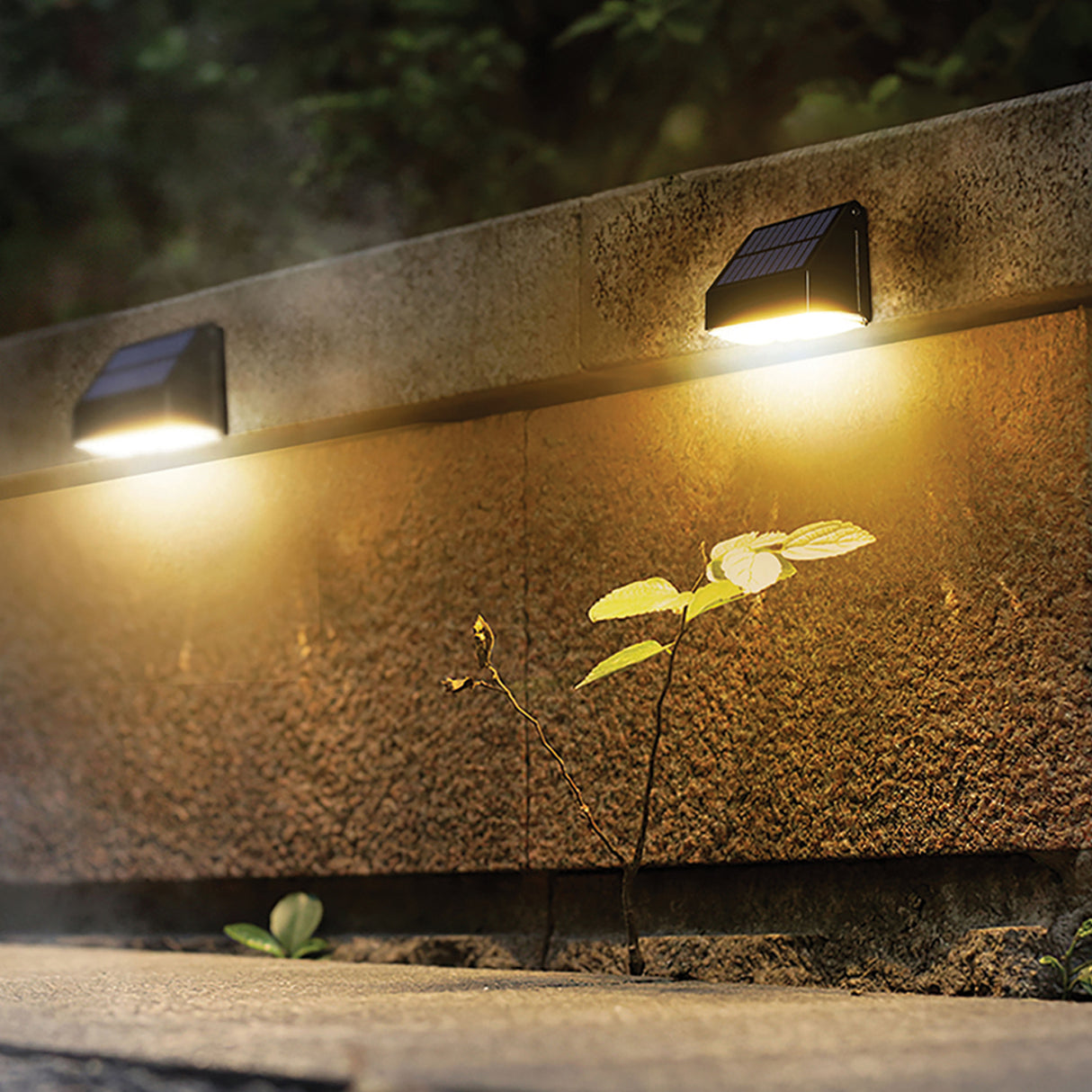 Solar LED wall 1000lm with PIR + twilight