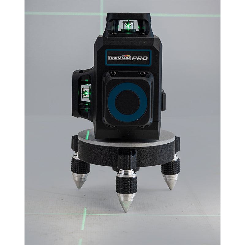 BORMANN Pro BDM6900 Livella laser a linea autoregolante raggio verde 3x360°