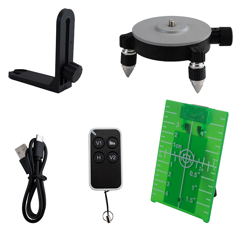 BORMANN Pro BDM6900 Livella laser a linea autoregolante raggio verde 3x360°