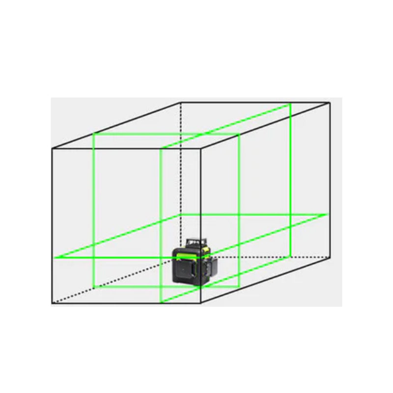 BORMANN Pro BDM6900 Livella laser a linea autoregolante raggio verde 3x360°