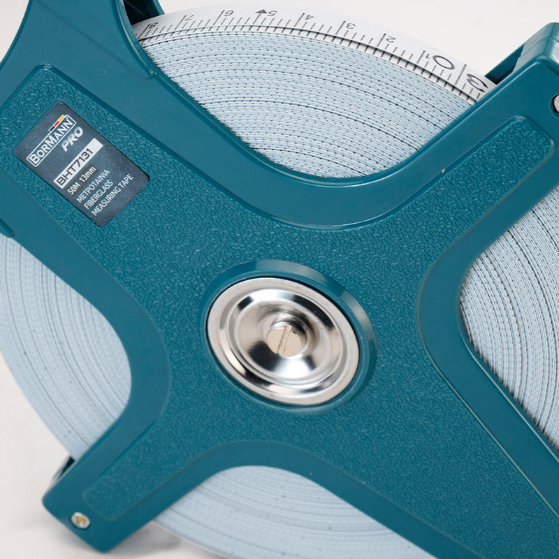 BORMANN Pro Rotella metrica in fibra di vetro 50 mt x 13 mm - BHT7131