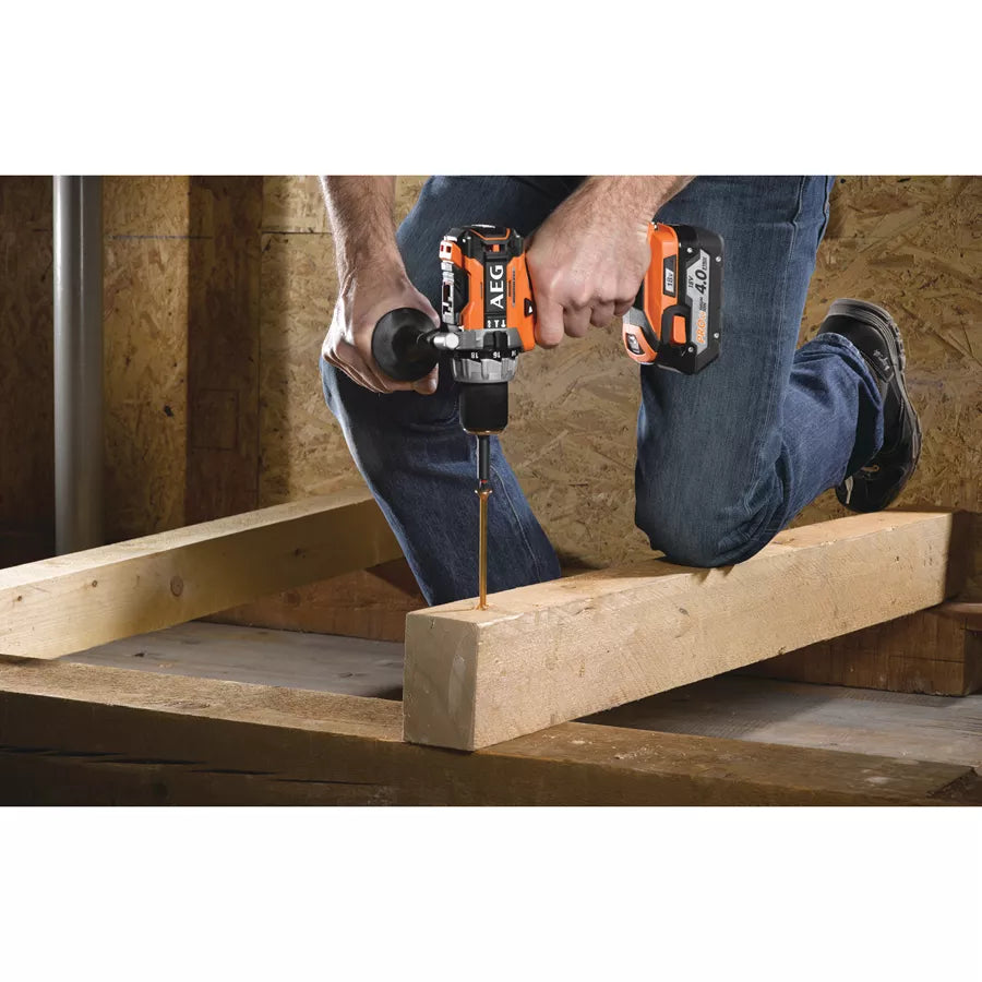 AEG Trapano avvitatore a Percussione BSB 18C2BL LI-402C – Brushless 18V, 2x4.0Ah, Valigetta Inclusa