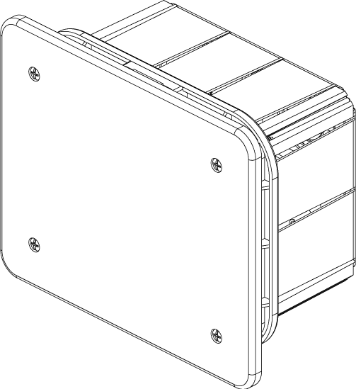 Einbau-Anschlussdose 116x92x70mm - V70003
