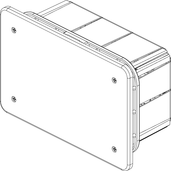 Einbau-Anschlussdose 154x92x70mm - V70004