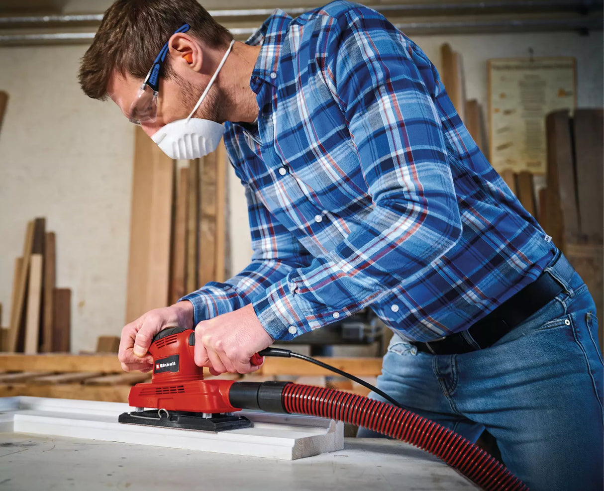 Einhell - Levigatrice Orbitale TC-OS 1520 | 150W | Fissaggio Strappo | 3 Fogli