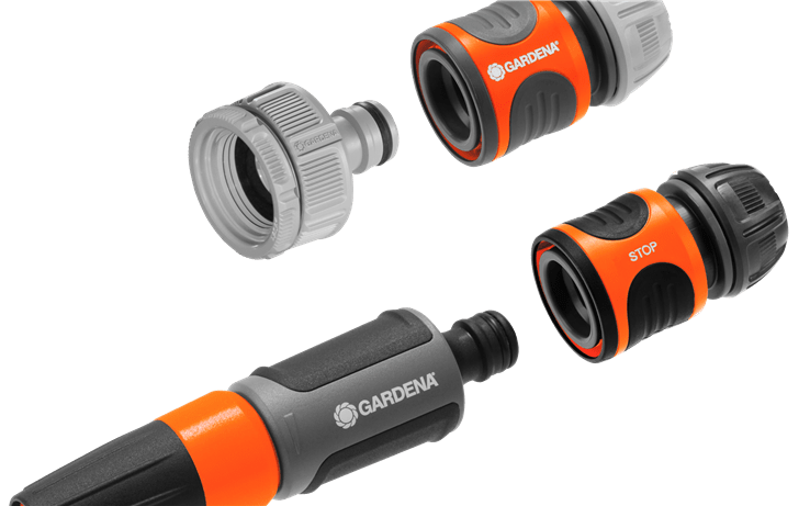 Gartenschlauch-SET 58'' x 20MT mit Zubehör - Comfort FLEX GARDENA