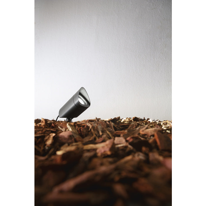 GeaLuce proiettore in alluminio e diffusore in vetro temperato per lampade GU10 IP65