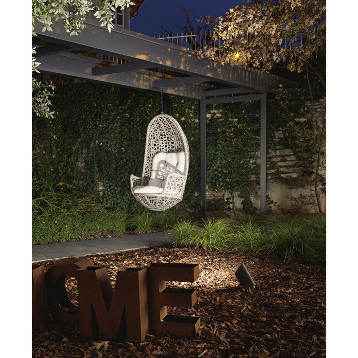 GeaLuce proiettore in alluminio e diffusore in vetro temperato per lampade GU10 IP65