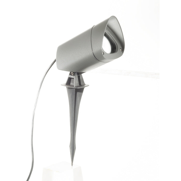 GeaLuce proiettore in alluminio e diffusore in vetro temperato per lampade GU10 IP65