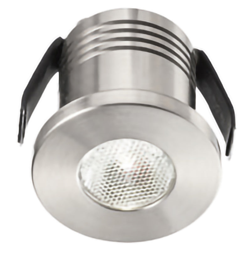 Faretto da incasso tondo 3W luce naturale 4000K finitura nichel