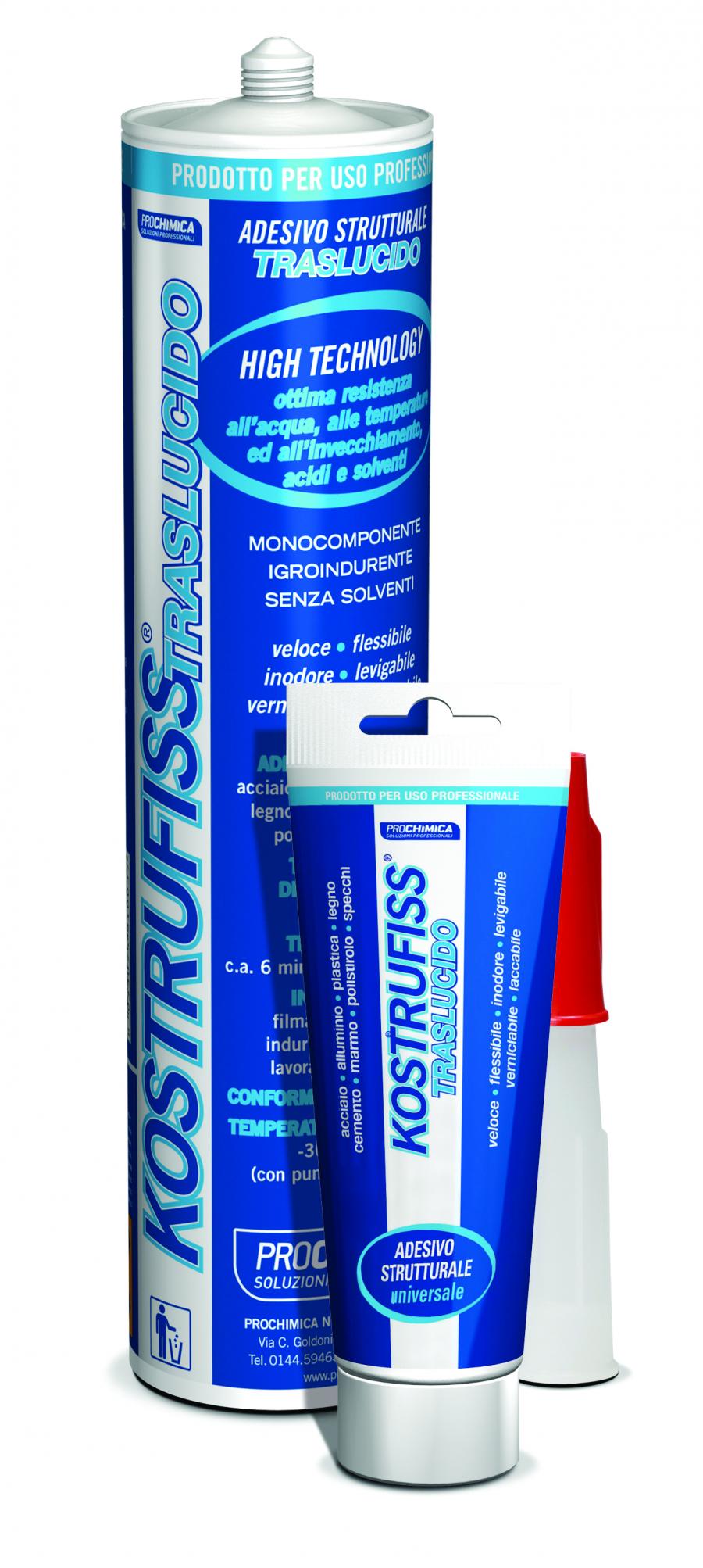 KOSTRUFISS ultrastarker, schnell abbindender transparenter einkomponentiger Strukturklebstoff – 310 ml