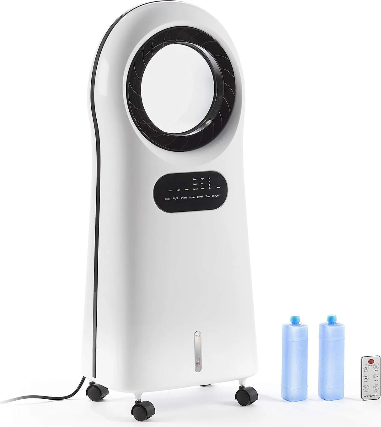 Tragbarer Luftbefeuchter-Kühler mit Ionisator und Fernbedienung – Kasart