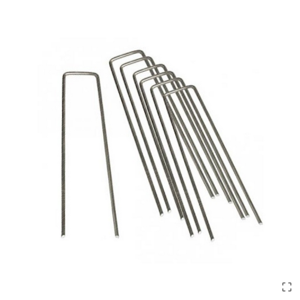 Verzinkte Rasennägel für Kunstrasen, 20 Stück