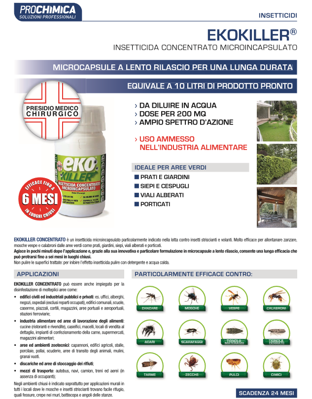 Mikroverkapseltes konzentriertes Insektizid 250 ml – EKOKILLER