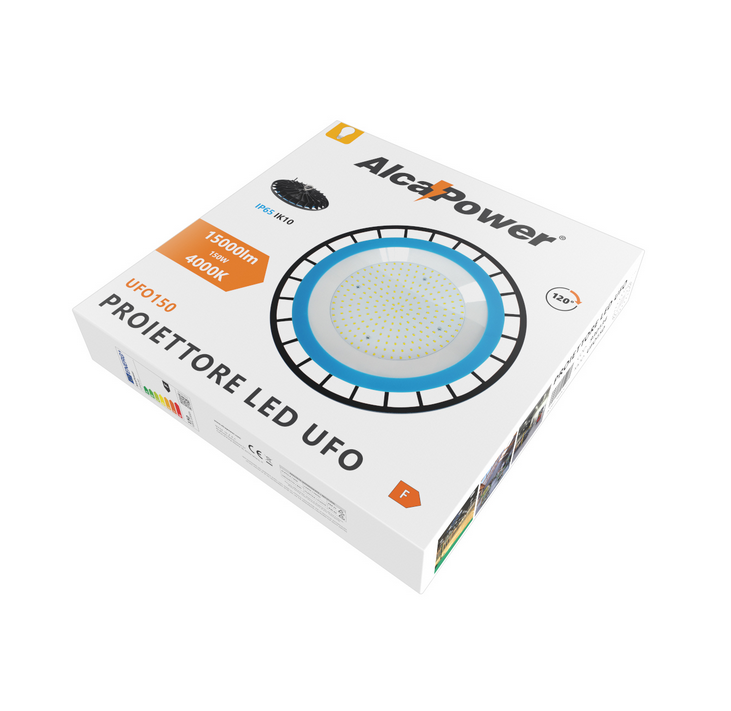 Proiettore LED UFO per grandi ambienti 150W 15000lm 4000K