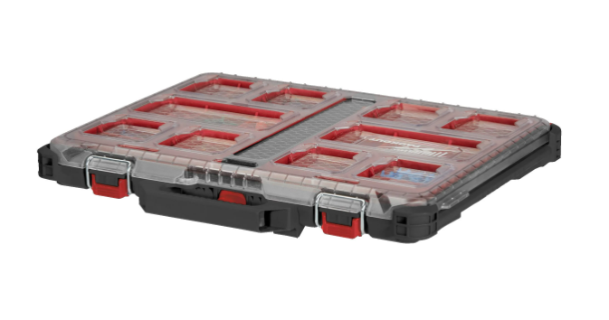 Milwaukee PACKOUT™ Organiser Slim Porta minuteria sottile IP65 compatibile con sistema modulare - 4932471064