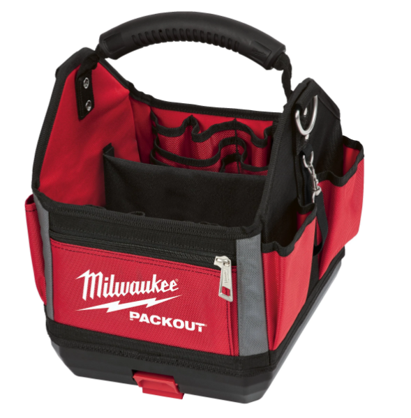 Milwaukee PACKOUT™ Borsa portautensili aperta 25 cm Borsa professionale resistente con base rigida - 4932464084