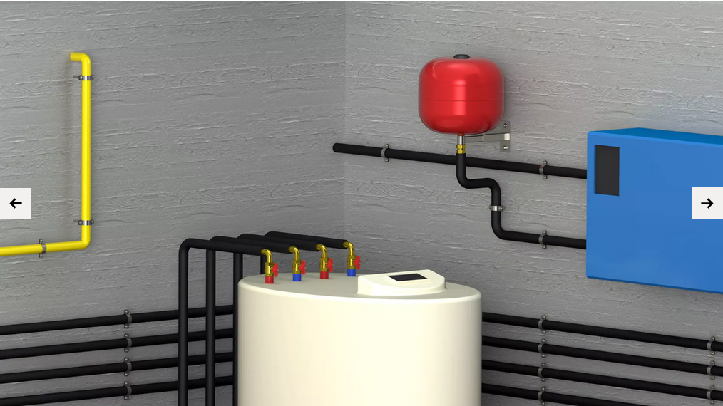 Staffa fissaggio a muro per vasi d'espansione 1''