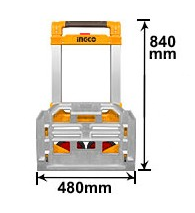 INGCO – Carrello a Mano Pieghevole 130 kg – HHWB61201