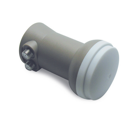 Universeller TWIN LNB 2 Ausgänge für Satellitenschüsseln