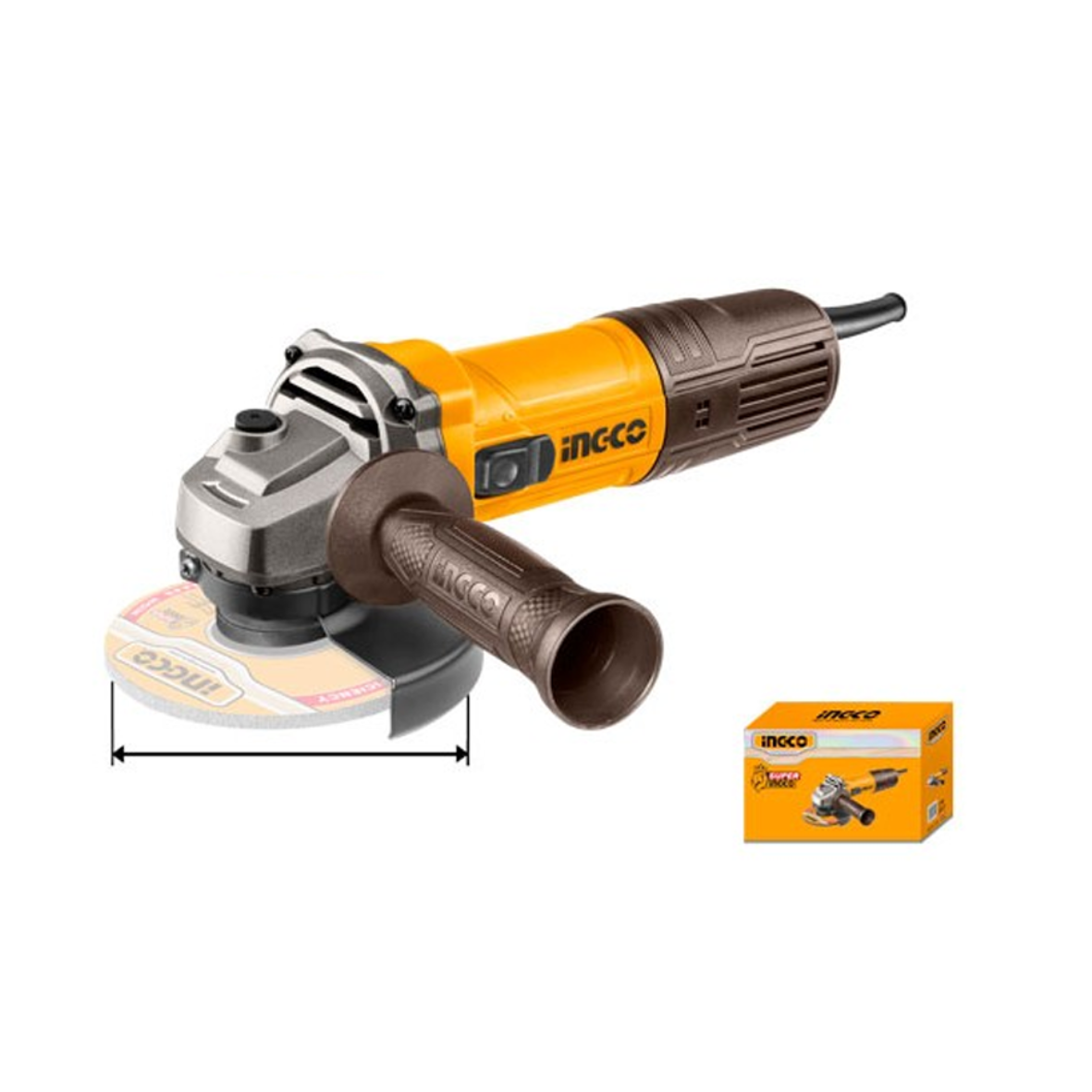 INGCO Smerigliatrice angolare 115mm 750W