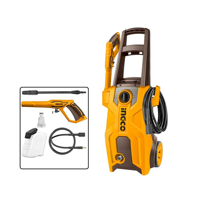 Cold water pressure washer 150BAR 1800W with INGCO accessories