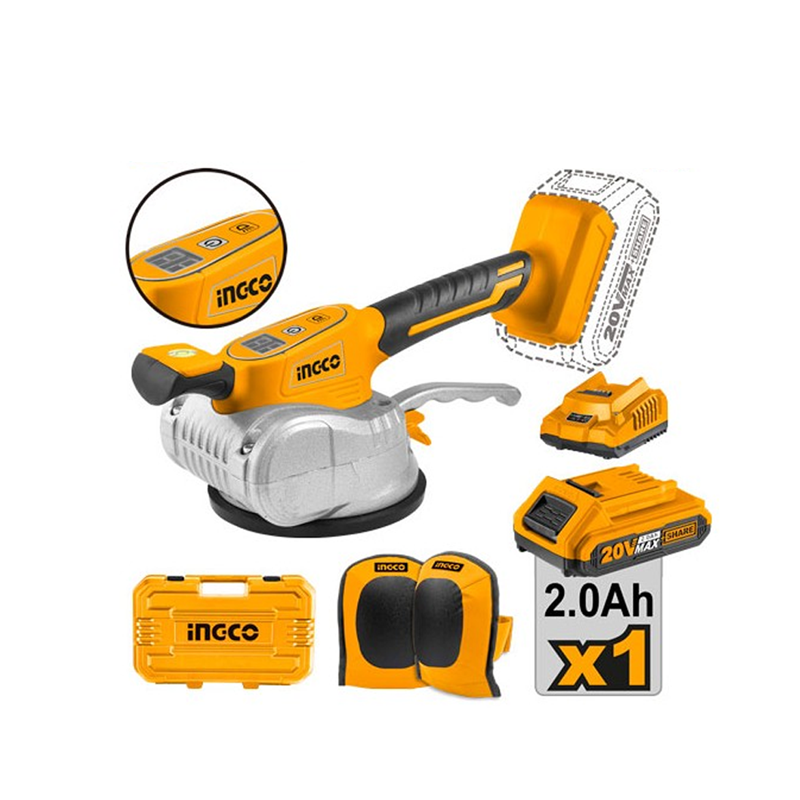 INGCO Ventosa vibrante per piastrelle 20V CTVLI20101