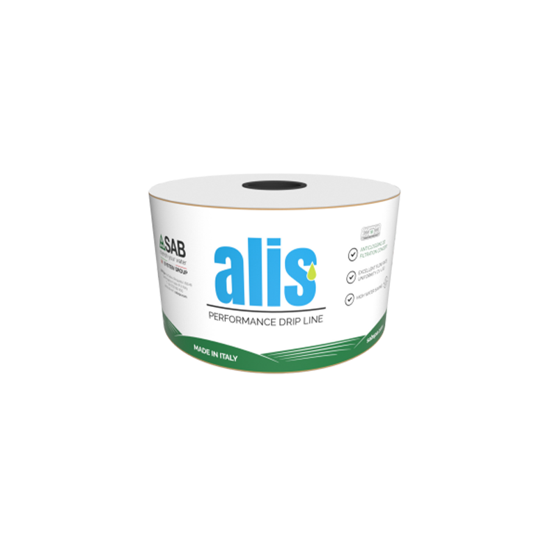 Bewässerungsschlauch mit flachem Tropfer, 200-Meter-Rolle - ALIS