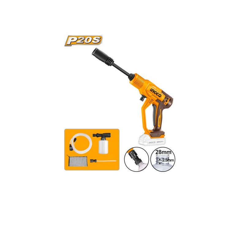 INGCO Idropulitrice a batteria 20V 24,8 Bar nuda ( solo corpo )  CPWLI2036