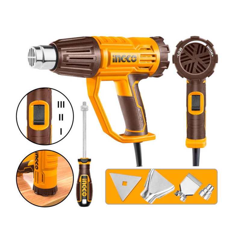 Professionelle Heißluftpistole 2000 W von INGCO