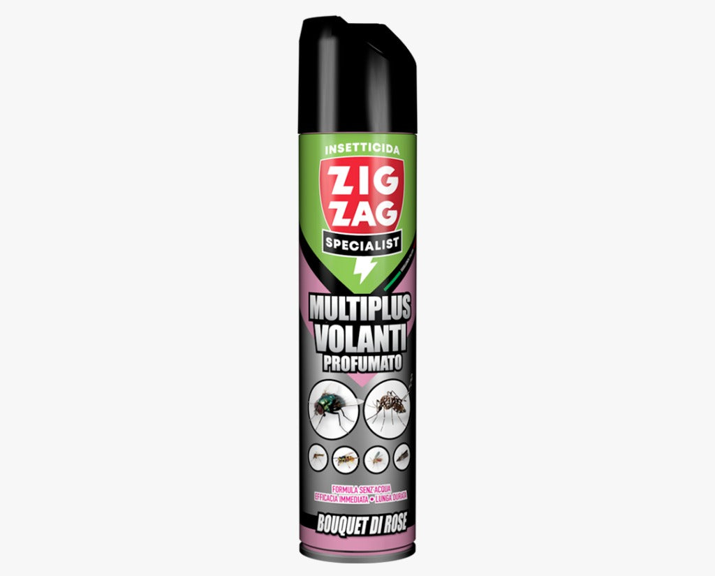 ZIG ZAG Specialist Multiplus Profumato al bouquet di Rose Insetticida multinsetto 600ml