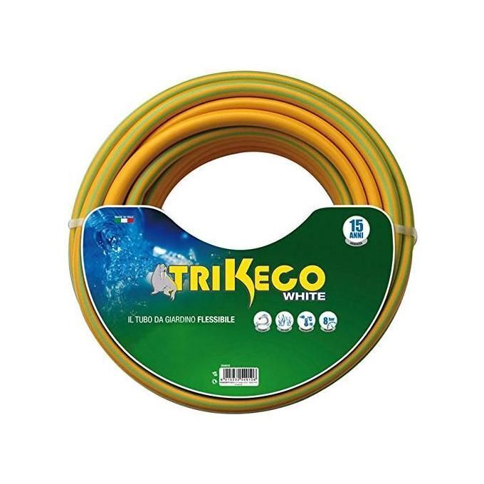 Trikeco Weißer 4-lagiger gestrickter Gartenschlauch