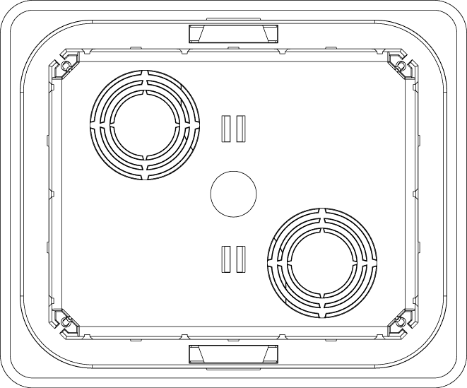 Einbau-Anschlussdose 116x92x70mm - V70003