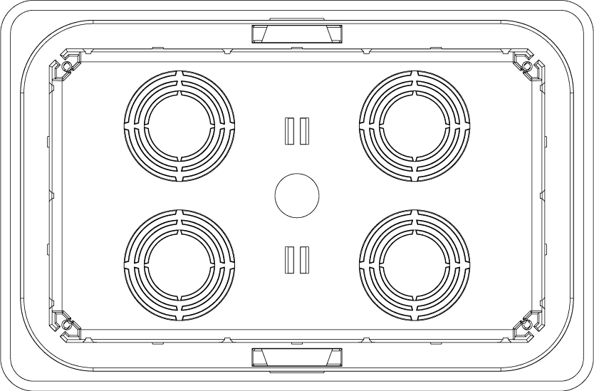 Einbau-Anschlussdose 154x92x70mm - V70004