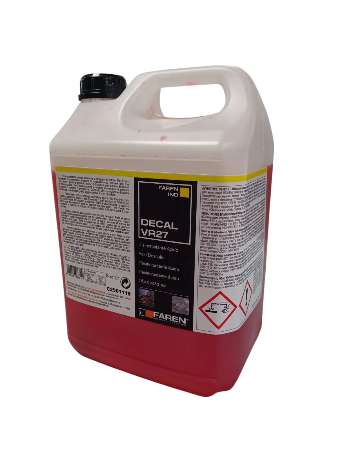 Entkalker für Waschkessel 10 kg – DECAL VR27