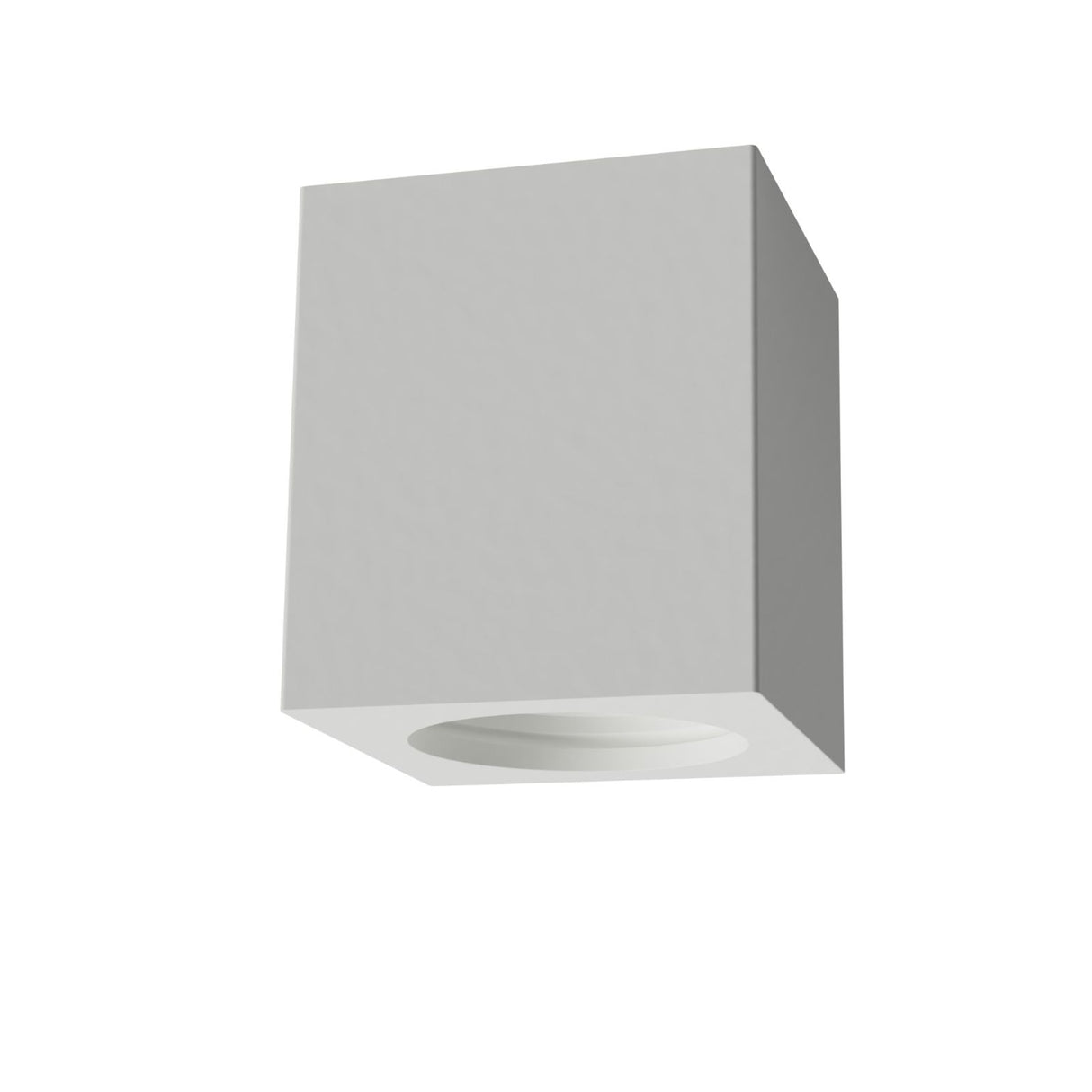 Faretto a Cubo da soffitto in gesso ceramico per lampade GU10 H.8cm - PLAP C8